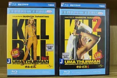 ブルーレイ KILL BILL キル・ビル USバージョン 2本セット ユマ・サーマン  ※ケース無し発送 レンタル落ち Z2C415