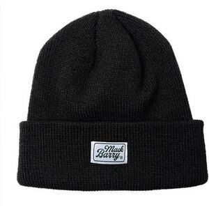 MACK BARRY マクバリー 【BEANIE(ビーニー)】 CLASSIC LABEL LONG BEANIE ブラック MCBRY70771 /l