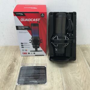 065 A / 1円〜 HyperX QUADCAST S USBマイク ゲーミング マイク ハイパーエックス 中古 起動確認済み