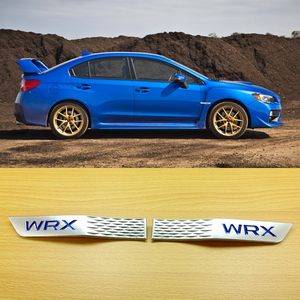 [在庫品] シルバー+ブルー WRX エンブレム サイドフェンダーマーカー2015+ WRX / STI 左右セット