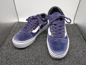 VANS バンズ スニーカー レディースシューズサイズ22.5cm 583292-0002 パープル・ベロア