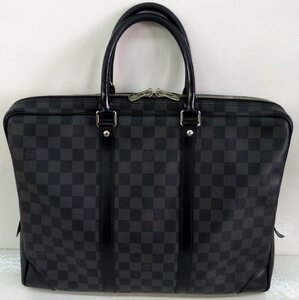 ☆LV ルイヴィトン ダミエ・グラフィット ポルトドキュマン ヴォワヤージュ ビジネスバッグ【N41125】USED品☆