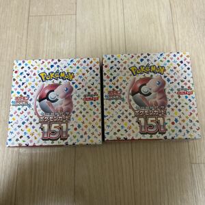 ポケモンカード151 シュリンク付き 未開封 マスターボール マスボ ピカチュウ カイリュー イーブイワンオーナー品 2BOX分 強化拡張パック 