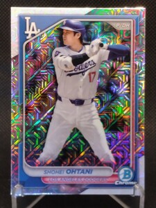 大谷翔平 【2024 TOPPS BOWMAN CHROME BASEBALL MEGA BOX #85 SHOHEI OHTANI MOJO REFRACTOR】 ロサンゼルス・ドジャース