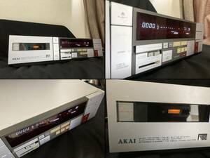 ジャンク品★AKAI　GX-R6★80年代大型表示のカセットデッキ★GXヘッド　DOLBY　B/C搭載★アカイ赤井電機　日本製