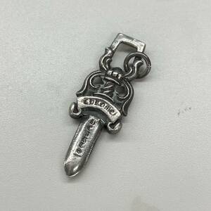 681.◎1円スタート◎【インボイスなし】CHROME HEARTS クロムハーツ DAGGER ダガー ペンダントトップ シルバー メンズ アクセサリー 