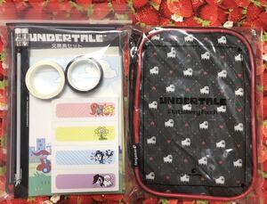 Undertale ウザい犬 ちていのなかま 文房具セット 文房具ポーチ