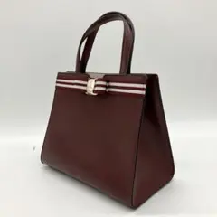 【Salvatore Ferragamo】ハンドバッグ　ヴァラリボン　レザー