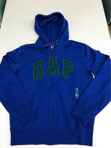 ●今だけ値下げ！●ＧＡＰ●新品●S●ブルー●ギャップ正規店●ロゴ・パーカー●ジップアップ●