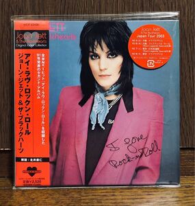 03年来日記念盤 CD紙ジャケ ジョーン・ジェット＆ザ・ブラック・ハーツ/アイ・ラヴ・ロックン・ロール JOAN JETT & THE BLACKHEARTS/I LOVE