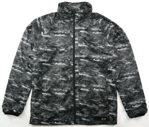 美品★OAKLEY Enhance Graphic Wind Warm Jacket 7.3/オークリー エンハンスグラフィック ウィンドウォームジャケット/412473JP/Lサイズ