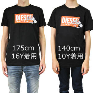 新品 直輸入 DIESEL KIDS ディーゼル キッズ 半袖 いたずらプリントTシャツ 4歳サイズ（身長100cm相当） 00J56F