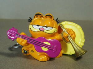 Garfield ガーフィールド PVCフィギュア キーホルダー 楽器 BULLYLAND