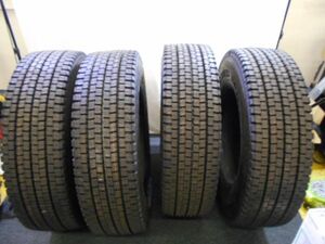 引取り歓迎★未使用 14年製 275/80R22.5 151/148J ダンロップ DECTES SP001 スタッドレス 4本☆