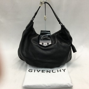 ▼▼ GIVENCHY ジバンシー レディースバッグ レザー×エナメル 劣化有 S10151 ブラック 傷や汚れあり