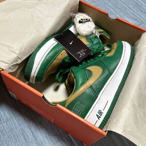 Lebron × Nike Air Force 1 Low Foliage/Jersey Gold 28.5cm 元箱 変え紐 黒タグ付 レア！