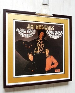 ジミ・ヘンドリックス/アー・ユー・エクスペリエンスト/名盤 レコジャケ ポスター 額付/Jimi Hendrix/ジミヘン/アルバム アート/ギター