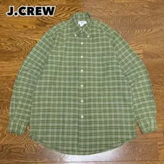 90s OLD J.CREW オールド ジェイクルー チェックシャツ グリーン