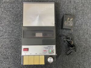 A-1013【SANYO サンヨー CASSETTE RECORDER カセットレコーダー MR-480 昭和レトロ 通電確認済み ジャンク品】