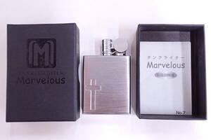 未使用品 Marvelous TANK LIGHTER マーベラス タンクライター オイルライター タイプB MVS0001 箱付き A05213T