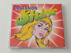 【希少MAXI】OBSESSION / Shine(7inch MIX,DEFINITIVE MIX,MILLENNIUM NRG) CD ALMIGHTY REC UK ALMY106 オブセッション,Hi-NRG,EURODANCE