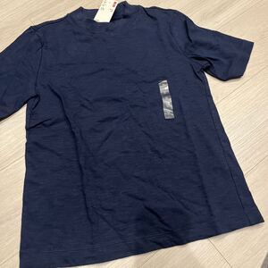 UNIQLO ハイネック　Tシャツ　ネイビー　S