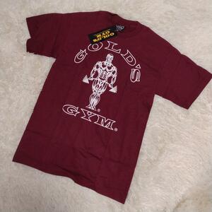 タグ付き GOLDGYM Tシャツ M ボルドー