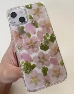 iPhone 14 押し花スマホケース