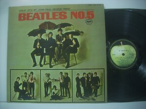 ■ LP 　THE BEATLES ザ・ビートルズ / NO. 5 ナンバー・ファイブ 国内盤 東芝EMI株式会社 EAS-70102 ◇r60723