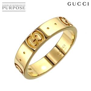 グッチ GUCCI アイコン #9 リング K18 YG イエローゴールド 750 指輪 ICON Ring 90248230