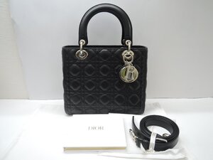 Christian Dior クリスチャンディオール レディディオール ミディアム 2wayバッグ 中古 ランクSA BRB・バッグ・財布