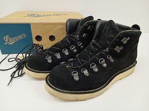 [16A-612-037-2] Danner ダナー マウンテンブーツ スウェード レザー 30910X MOUNTAIN LIGHT BLACK SUEDE サイズ約26.5cm ブラック 中古