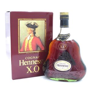 ②◆ブランデー◆Hennessy ヘネシー XO 金キャップ グリーンボトル コニャック 40% 700ml 古酒 未開栓 長期保管品