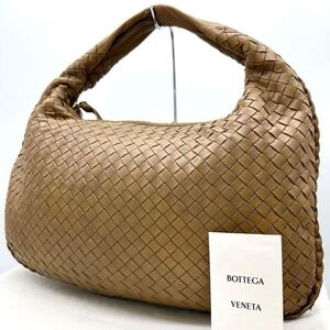 最高級　大人気　BOTTEGA VENETA　ボッテガヴェネタ　ホーボー　イントレチャート　ワンショルダーバッグ　ブラウン　オールレザー　革