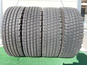 ★残り溝約12-15mm★21年製★ ブリヂストンW910 245/70R19.5 136/134J　4本セット スタッドレス　A1067