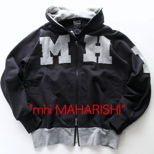 【mhi MAHARISHI マハリシ / イギリス】未使用 デッドストック◎ スウェットパーカー フェイドカラー Mサイズ!!