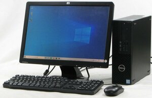 DELL Precision T3420-3000SF ■ 19インチワイド 液晶セット ■ XEON E3-1220V5/DVDマルチ/Quadro K420/Windows10 ワークステーション