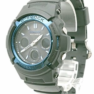 4409# カシオ/CASIO 腕時計 ジーショック G-SHOCK AWG-M100A-1AJF 電波ソーラー デイデイト 20気圧防水 メンズ ブラック 【0703】