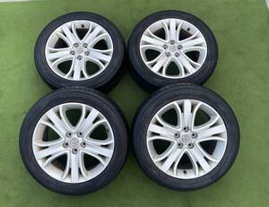 ◆希少！MAZDA マツダ　純正　◆18x7J+45/PCD:114.3/5穴◆4本.TOYO.215/55R18.2020年製.RX8/RX-8/MPV 等