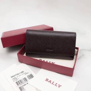 デッドストック 未使用 バリー BALLY 4連 キーケース BANTOS 186 レッドブラウン系