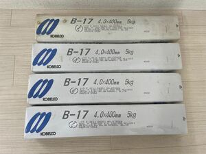 A-1120■【未使用品】 神戸製鋼 コベルコ 溶接棒 B-17 4.0×400mm 20kg