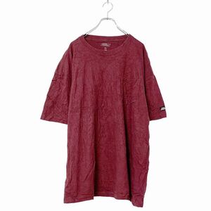 Dickies 半袖 無地 Tシャツ 2XL 3L バーガンディ えんじ ディッキーズ 胸ポケット ビッグサイズ シンプル 古着卸 アメリカ仕入 a508-5185