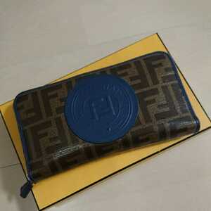 【中古】FENDI★ラウンド長財布★