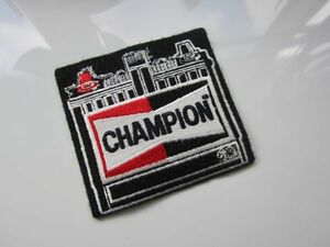 CHAMPION チャンピオン プラグ ロゴ レーシングチーム メーカー ロゴ ワッペン/ 刺繍 車 自動車 F1 ルノー カー用品 整備 作業着 ① 01