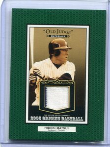 2005 Upper Deck Origins Old Judge Materials OJ-HM Jersey Hideki Matsui 松井秀喜 ジャージ カード