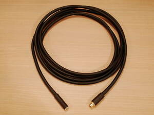 ★3.5mmステレオミニプラグメス→RCAメス モノラル変換ケーブル 3m 立井電線 SOFTEC MIC CORD0.75sq Neutrik NYS240L NYS372P-BG長さ変更可