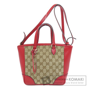 GUCCI グッチ 449241 アウトレット GG 2WAY ハンドバッグ キャンバス レディース 中古