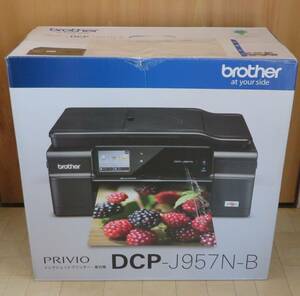 希少品 新品未開封品 ブラザー(brother)A4インクジェットプリンター複合機 DCP-J957N-B 両面印刷◎LC111-4PKインクが安い! 限定1台限り