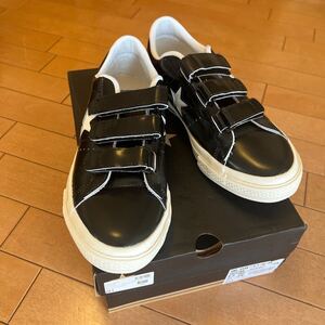  CONVERSE ONE STAR V-3（A）OX 27.0新品 ブラック コンバース