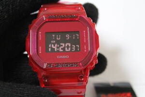 カシオ CASIO Gショック G-SHOCK スクエアフォルム カラースケルトンシリーズ DW-5600SB-4JF 展示未使用品